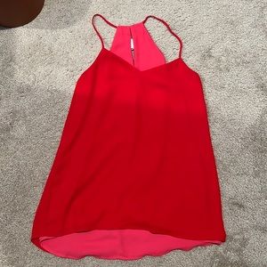 Red/pink Reversible top